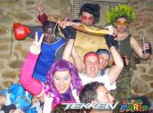 Ganadores del pasado 2010 en la noche por grupos: TEKKEN y Super Mario 