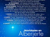 Programación de Fiestas. Navidades 2019-2020 en Alberjerte