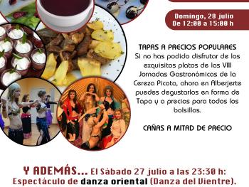 I Feria de la Tapa en Alberjerte. Días 27 y 28 de junio